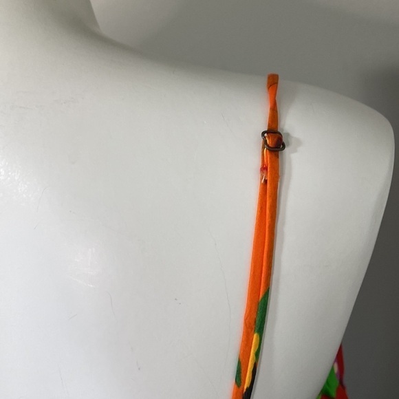 Farm Rio Anthropologie Dress Palila Tropical Printed Fringe Casual Midi Sz S NEW - Picture 12 of 16